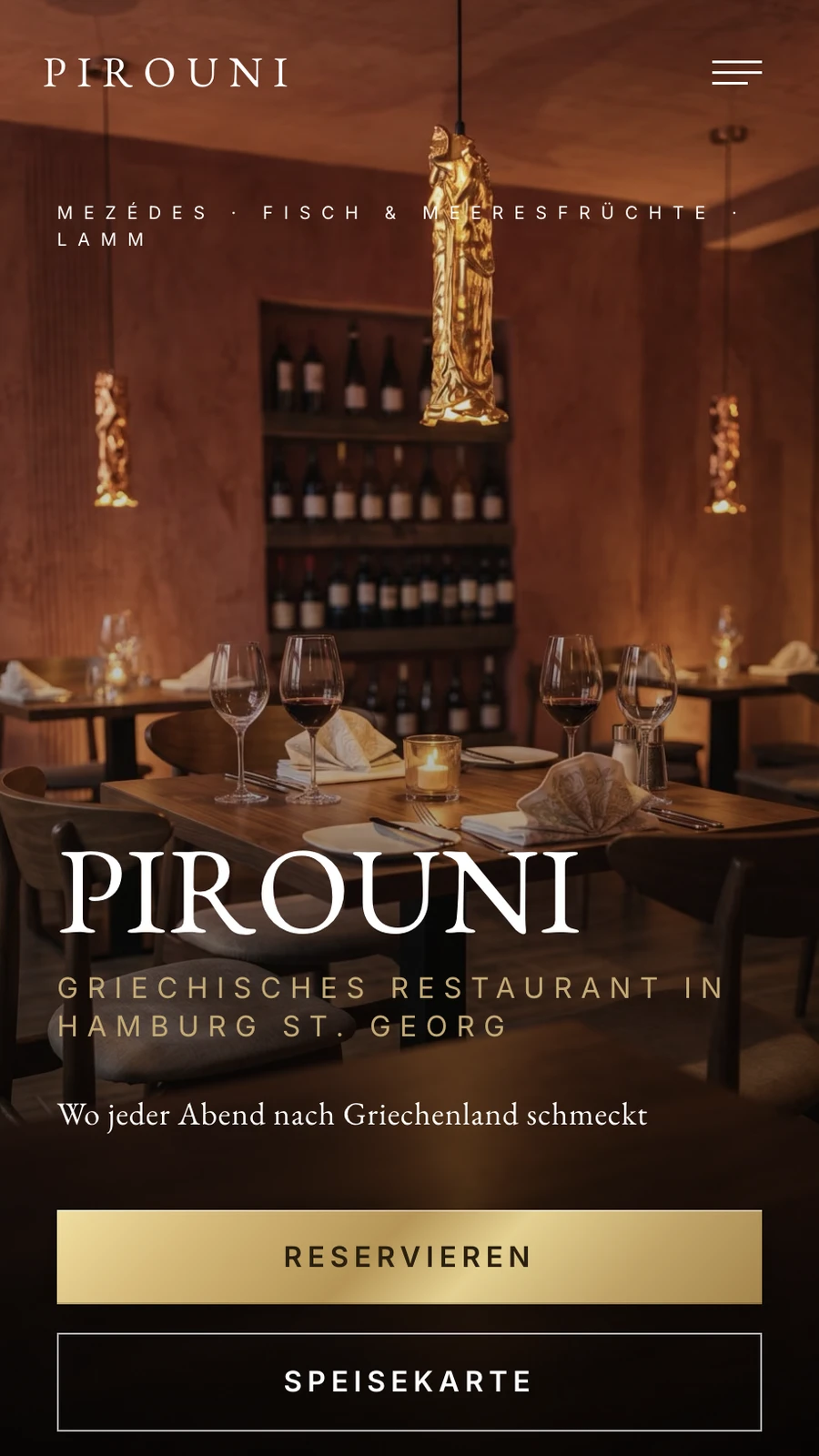 Neue mobile Pirouni-Website